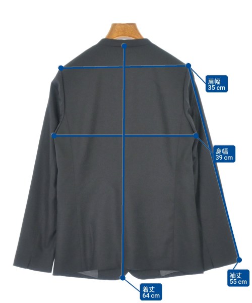 TOMORROWLAND collection（トゥモローランドコレクション）ノーカラージャケット 黒 サイズ:34(XS位) レディース/2200675914017