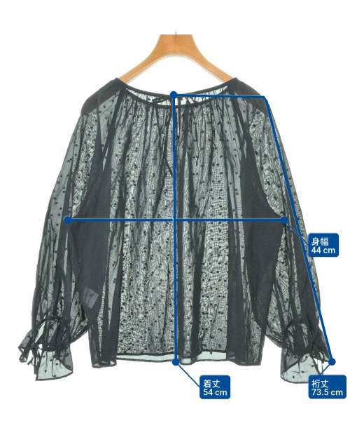 TOMORROWLAND collection（トゥモローランドコレクション）ブラウス 黒 サイズ:36(S位) レディース/2200673238047