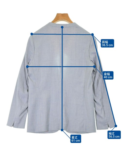 TOMORROWLAND collection（トゥモローランドコレクション）ノーカラージャケット 紺 サイズ:36(S位) レディース/2200674422070