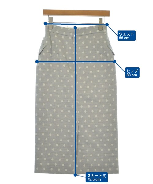 TOMORROWLAND collection（トゥモローランドコレクション）ロング・マキシ丈スカート グレー サイズ:34(XS位) レディース/2200676597035