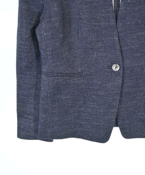 TOMORROWLAND collection（トゥモローランドコレクション）ノーカラージャケット 紺 サイズ:36(S位) レディース/2200676391022