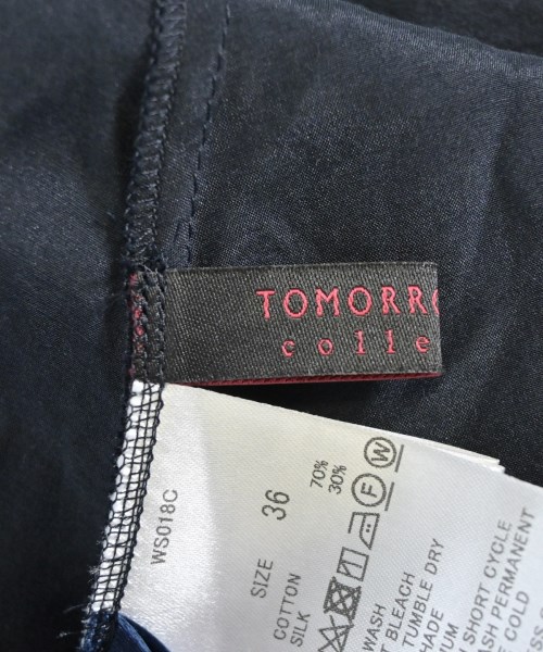 TOMORROWLAND collection（トゥモローランドコレクション）ブラウス 紺 サイズ:36(S位) レディース/2200689622052