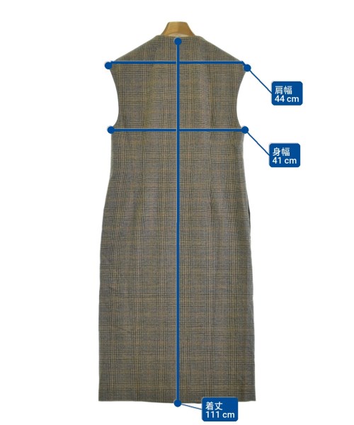 TOMORROWLAND collection（トゥモローランドコレクション）ワンピース 茶 サイズ:36(S位) レディース/2200691447094