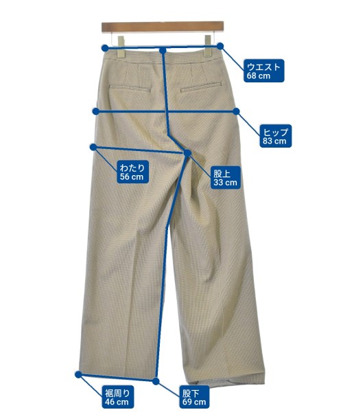 TOMORROWLAND collection（トゥモローランドコレクション）スラックス 茶 サイズ:36(S位) レディース/2200688660024