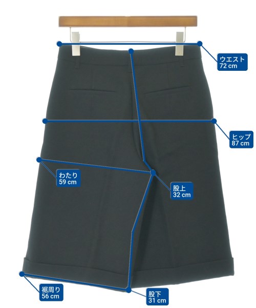 TOMORROWLAND collection（トゥモローランドコレクション）ショートパンツ 黒 サイズ:36(S位) レディース/2200699254014