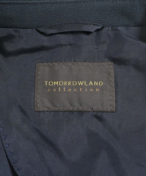 TOMORROWLAND collection（トゥモローランドコレクション）ノーカラージャケット 紺 サイズ:36(S位) レディース/2200701071028