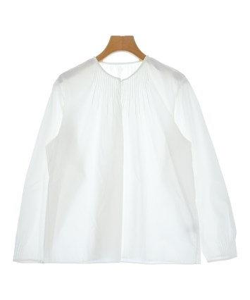 新品 トゥモローランドコレクション 半袖白ブラウス 36 TOMORROWLAND collection（トゥモローランドコレクション）ブラウス 白