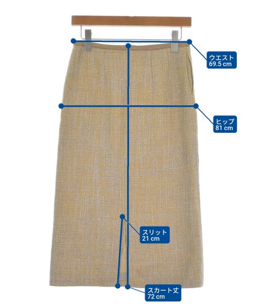 TOMORROWLAND collection（トゥモローランドコレクション）ロング・マキシ丈スカート ベージュ サイズ:34(XS位) レディース/2200650639089