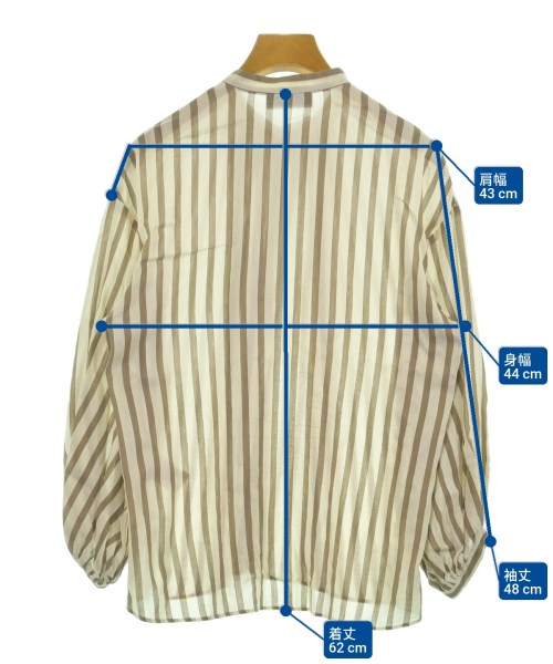 TOMORROWLAND collection（トゥモローランドコレクション）ブラウス 茶 サイズ:36(S位) レディース/2200648182108