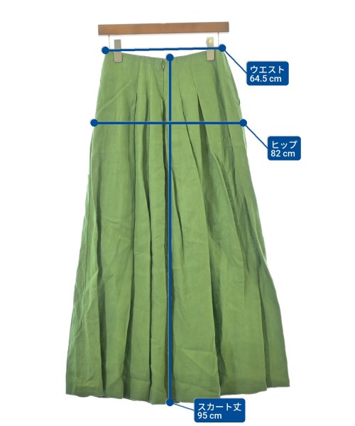 TOMORROWLAND collection（トゥモローランドコレクション）ロング・マキシ丈スカート 緑 サイズ:36(S位) レディース/2200649665105