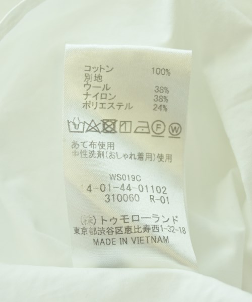 TOMORROWLAND collection（トゥモローランドコレクション）ブラウス 白 サイズ:36(S位) レディース/2200705517355