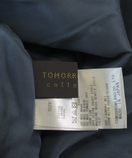 TOMORROWLAND collection（トゥモローランドコレクション）ワンピース 青 サイズ:36(S位) レディース/2200717373048