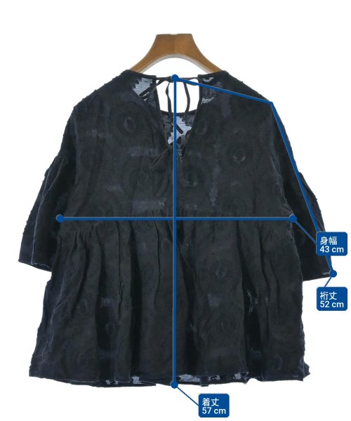 TOMORROWLAND collection（トゥモローランドコレクション）ブラウス 紺 サイズ:36(S位) レディース/2200634995095