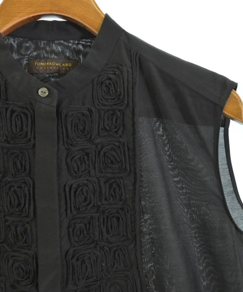 TOMORROWLAND collection（トゥモローランドコレクション）カジュアルシャツ 黒 サイズ:36(S位) レディース/2200643808157
