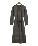 TOMORROWLAND collection（トゥモローランドコレクション）ワンピース 茶 サイズ:34(XS位) レディース/2200650141056