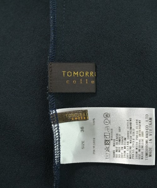 TOMORROWLAND collection（トゥモローランドコレクション）ブラウス 紺 サイズ:36(S位) レディース/2200705031103