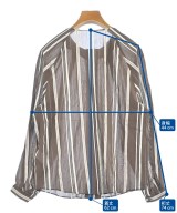 TOMORROWLAND collection（トゥモローランドコレクション）カジュアルシャツ 茶 サイズ:36(S位) レディース/2200662631019