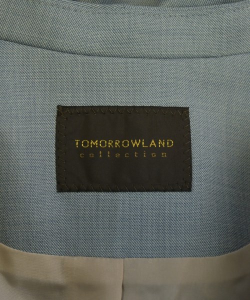 TOMORROWLAND collection（トゥモローランドコレクション）ノーカラージャケット 青 サイズ:36(S位) レディース/2200728192034