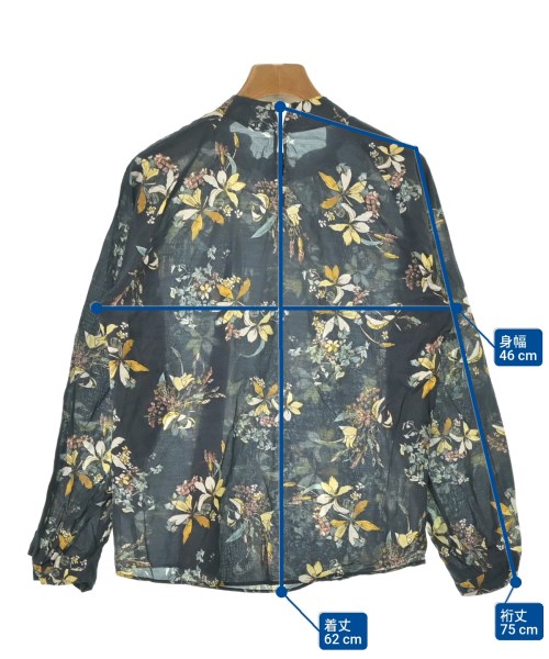 TOMORROWLAND collection（トゥモローランドコレクション）ブラウス 紺 サイズ:36(S位) レディース/2200687205318
