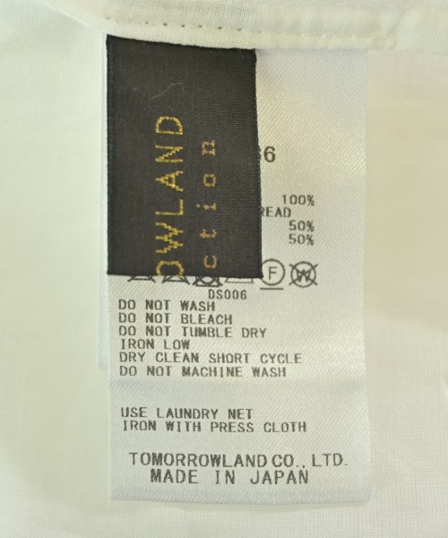 TOMORROWLAND collection（トゥモローランドコレクション）ブラウス 白 サイズ:36(S位) レディース/2200688555016