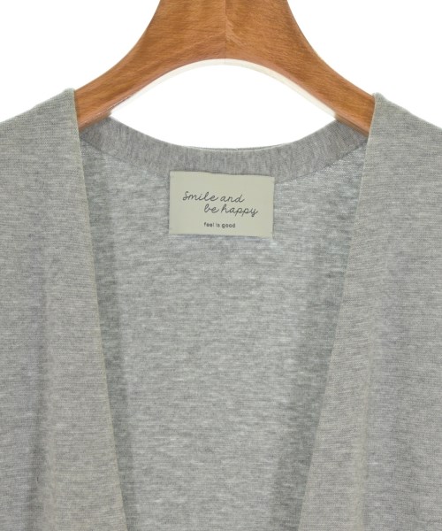 smile and be happy（スマイルアンドビーハッピー）ベスト グレー サイズ:-(M位) レディース/2200617689034