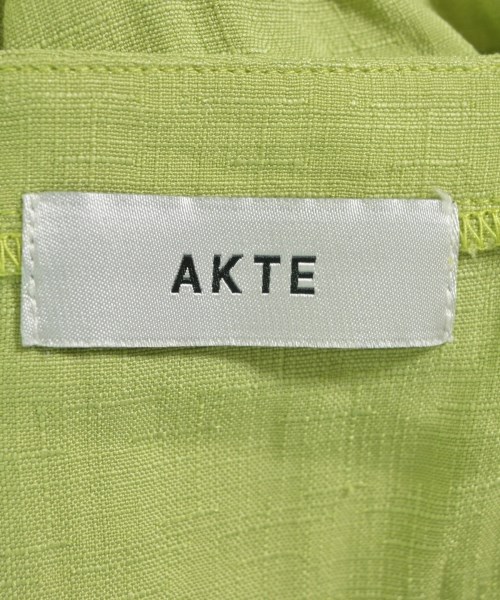 AKTE（アクテ）シャツワンピース 緑 サイズ:F レディース/2200604294081