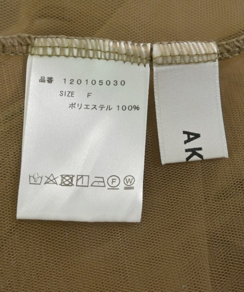 AKTE（アクテ）ブラウス 茶 サイズ:F レディース/2200631864059