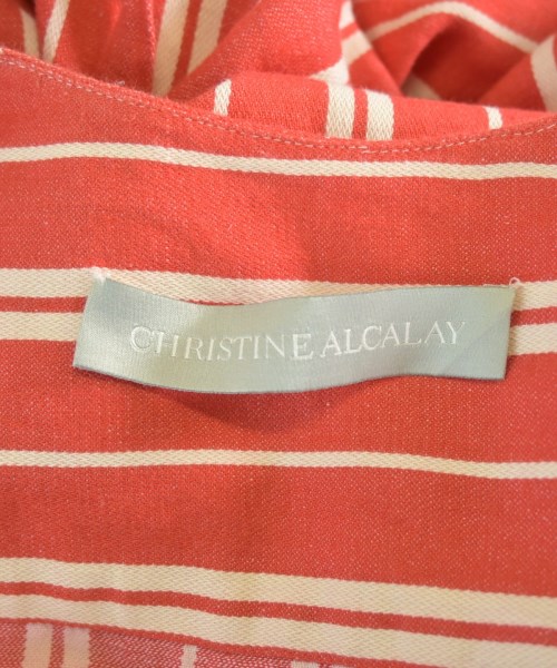 CHRISTINE ALCALAY（クリスティンアルカレイ）ワンピース 赤 サイズ:F レディース/2200636071117