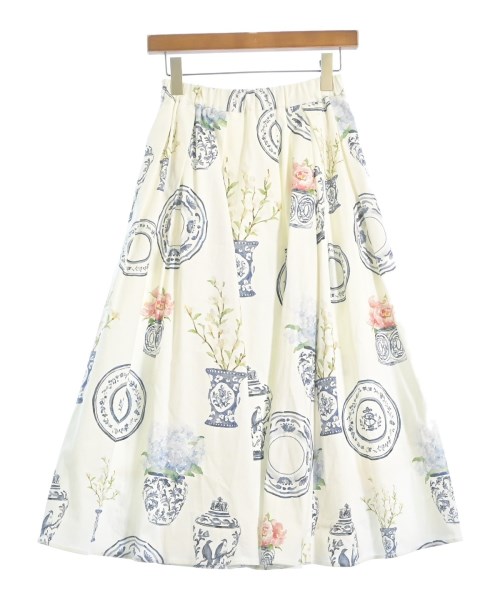 SEVEN TEN by MIHO KAWAHITO（セブン テン バイ ミホ カワヒト）ロング・マキシ丈スカート 白 サイズ:S レディース/2200611423047