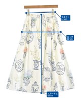 SEVEN TEN by MIHO KAWAHITO（セブン テン バイ ミホ カワヒト）ロング・マキシ丈スカート 白 サイズ:S レディース/2200611423047