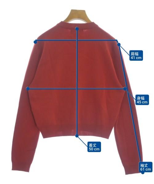 SEVEN TEN by MIHO KAWAHITO（セブン テン バイ ミホ カワヒト）カーディガン 赤 サイズ:S レディース/2200610424052