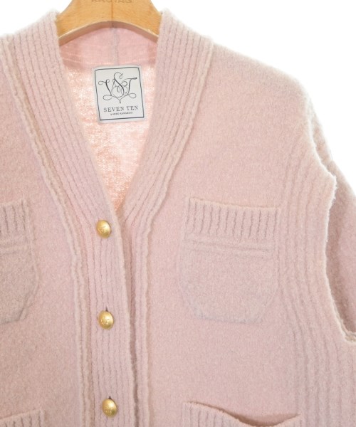SEVEN TEN by MIHO KAWAHITO（セブン テン バイ ミホ カワヒト）カーディガン ピンク サイズ:S レディース/2200609524145