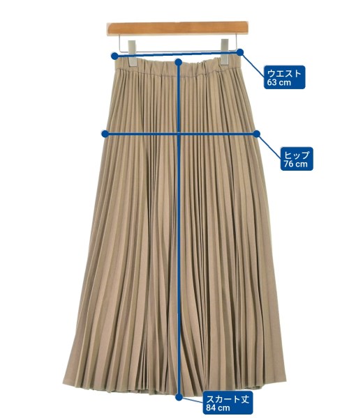 SEVEN TEN by MIHO KAWAHITO（セブン テン バイ ミホ カワヒト）ロング・マキシ丈スカート ベージュ サイズ:M レディース/2200609524510