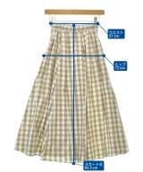 SEVEN TEN by MIHO KAWAHITO（セブン テン バイ ミホ カワヒト）ロング・マキシ丈スカート 茶 サイズ:XS レディース/2200606145046