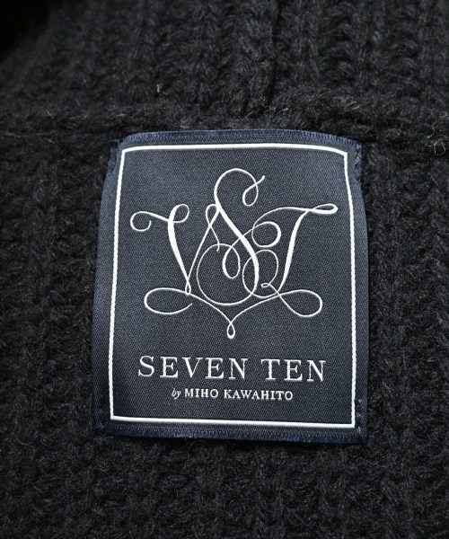 SEVEN TEN by MIHO KAWAHITO（セブン テン バイ ミホ カワヒト）ニット・セーター 黒 サイズ:M レディース/2200670018222