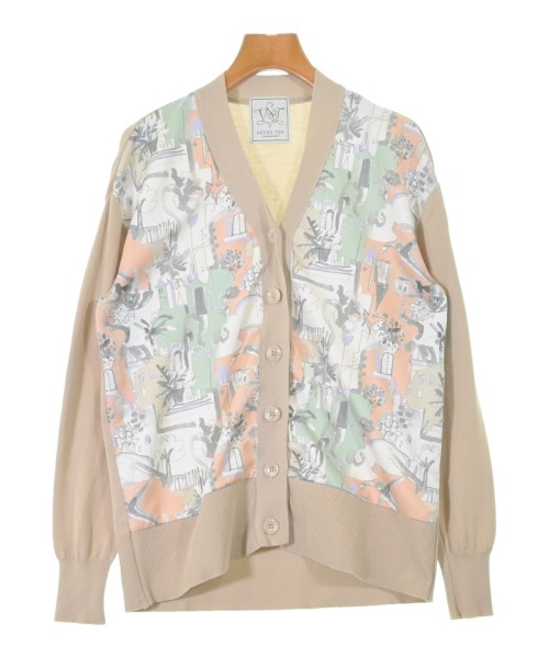 SEVEN TEN by MIHO KAWAHITO(セブン テン バイ ミホ カワヒト)カーディガン ベージュ サイズ:S/2200673755063