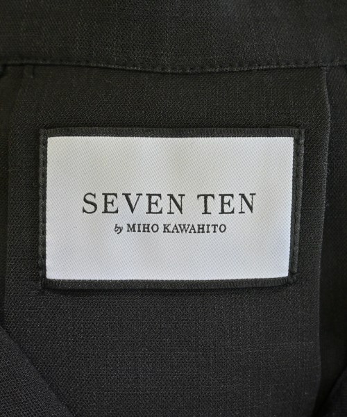 SEVEN TEN by MIHO KAWAHITO（セブン テン バイ ミホ カワヒト）ブラウス 黒 サイズ:M レディース/2200673755094