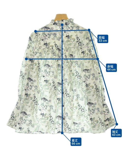 SEVEN TEN by MIHO KAWAHITO（セブン テン バイ ミホ カワヒト）カジュアルシャツ 白 サイズ:M レディース/2200676578041