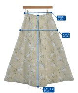 SEVEN TEN by MIHO KAWAHITO（セブン テン バイ ミホ カワヒト）ロング・マキシ丈スカート グレー サイズ:M レディース/2200687773060