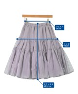 SEVEN TEN by MIHO KAWAHITO（セブン テン バイ ミホ カワヒト）ロング・マキシ丈スカート 紫 サイズ:XS レディース/2200658657061