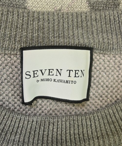 SEVEN TEN by MIHO KAWAHITO（セブン テン バイ ミホ カワヒト）ニット・セーター グレー サイズ:S レディース/2200683355109