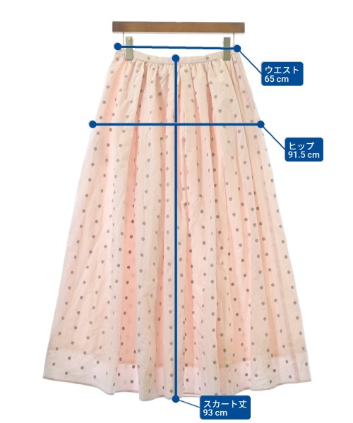 SEVEN TEN by MIHO KAWAHITO（セブン テン バイ ミホ カワヒト）ロング・マキシ丈スカート ピンク サイズ:M レディース/2200684905143