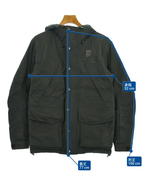 66°NORTH（シックスティシックスノース）ダウンジャケット/ダウンベスト 黒 サイズ:XS メンズ/2200644828024