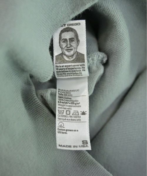 Los Angeles Apparel（ロサンゼルスアパレル）Tシャツ・カットソー 青 サイズ:S メンズ/2200522824049
