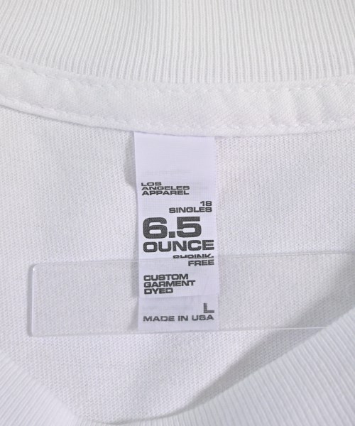 Los Angeles Apparel（ロサンゼルスアパレル）Tシャツ・カットソー 白 サイズ:L メンズ/2200534528089