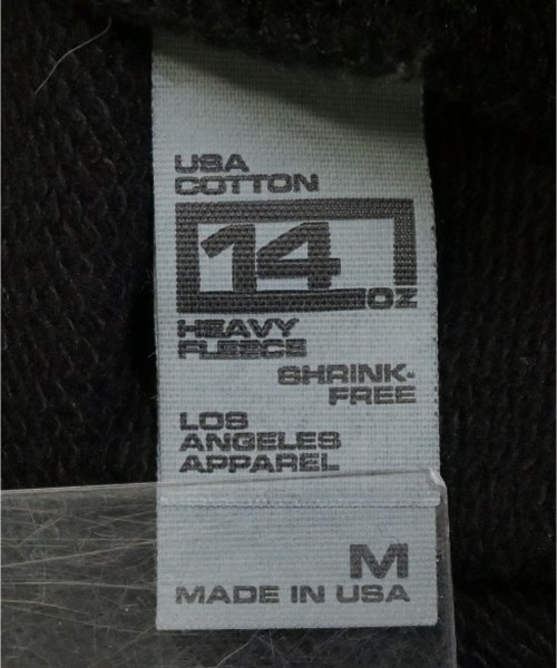 Los Angeles Apparel（ロサンゼルスアパレル）パーカー 黒 サイズ:M メンズ/2200636125070