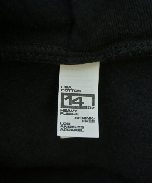 Los Angeles Apparel（ロサンゼルスアパレル）パーカー 黒 サイズ:L メンズ/2200623629086