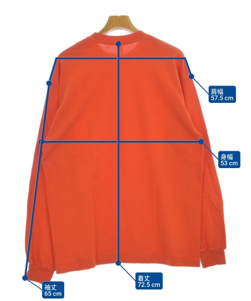 Los Angeles Apparel（ロサンゼルスアパレル）Tシャツ・カットソー オレンジ サイズ:L メンズ/2200634614125