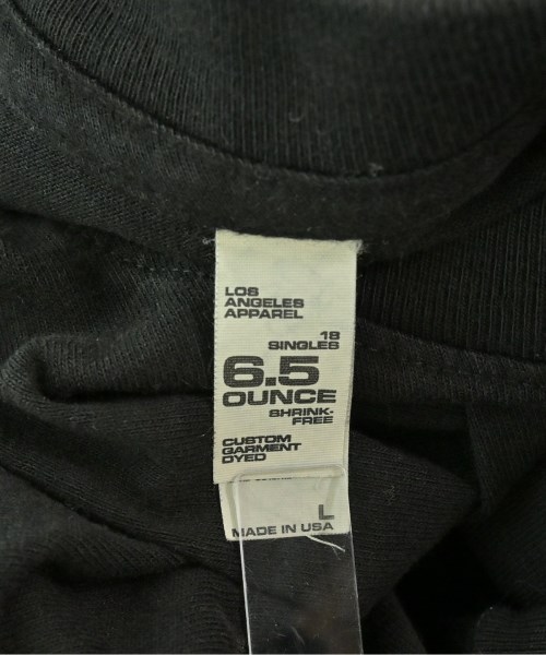 Los Angeles Apparel（ロサンゼルスアパレル）Tシャツ・カットソー 黒 サイズ:L メンズ/2200634614156