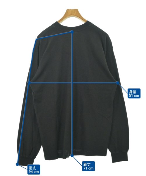 Los Angeles Apparel（ロサンゼルスアパレル）Tシャツ・カットソー 黒 サイズ:L メンズ/2200634614156
